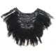 Afro Kinky Nappy Clip in Hair Extensions for Black Women Real Brazilian Virgin Human Hair Clip Ins Natural Color 7pcs/set